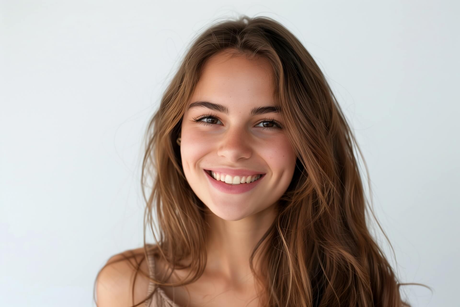 Straighten Your Smile Discreetly with Invisalign®. Girl smiling